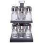 Cook Concept Especiero Giratorio 2 Pisos 16 Botes Cristal Capacidad 100 Ml