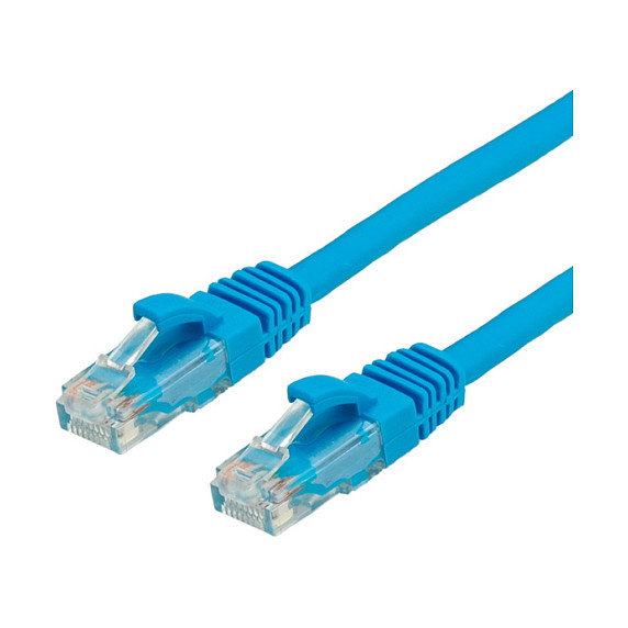 VALUE Patch Cable Cat.6 Class E UTP 21.99.1074, Cable de Red Ethernet Azul 7 m, U/UTP, Conectores RJ-45 Macho Chapados en Oro, LSOH, sin Halógenos VALUE Patch Cable Cat.6 Class E UTP 21.99.1074, Cable de Red Ethernet Azul 7 m, U/UTP, Conectores RJ-45 Macho Chapados en Oro, LSOH, sin Halógenos