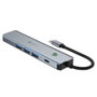 Leotec Docking Station 5 en 1 LEDS05 Gris