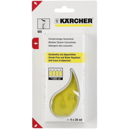 Kärcher Detergente para Limpiadora de Ventanas 4x20 ml