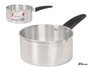 KINVARA Cazo de Aluminio 16cm Plata, 1,5 L, Pack de 10