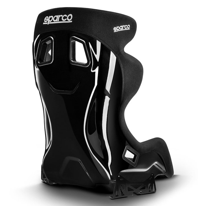 Sparco Asiento ADV XT Homologado FIA 8855-2021 S008032FNR - Asiento Deportivo con Alta Sujeción Lateral para GT, Turismo, Competición y Sim Racing