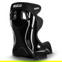 Sparco Asiento ADV XT Homologado FIA 8855-2021 S008032FNR - Asiento Deportivo con Alta Sujeción Lateral para GT, Turismo, Competición y Sim Racing