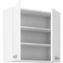 Atlas Unidad alta con 2 puertas batientes - Blanco - L80 cm