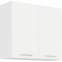 Atlas Unidad alta con 2 puertas batientes - Blanco - L80 cm