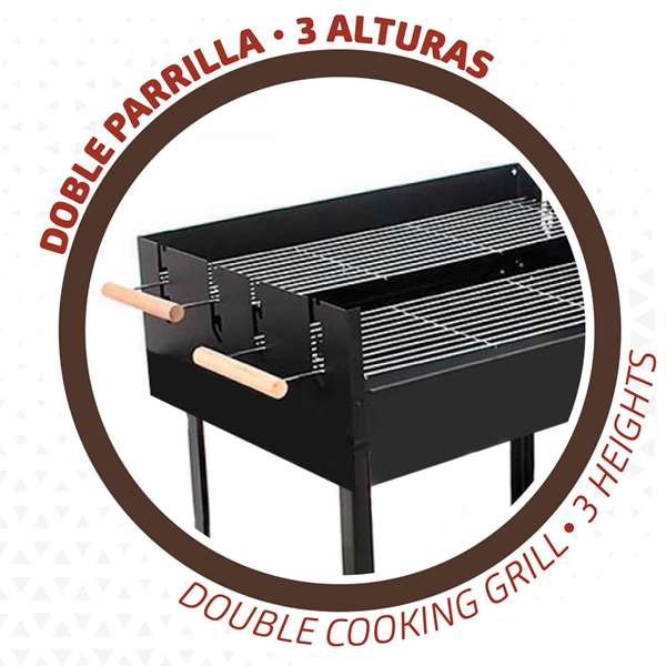 Color Baby Aktive-Barbacoa Carbon 100X40X88Cm Color Baby Aktive-Barbacoa Carbon 100X40X88Cm