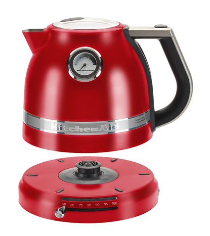 Kitchenaid Hervidor 5KEK1522 Rojo 1.5L con Control de Temperatura y Pared Dual para Infusiones