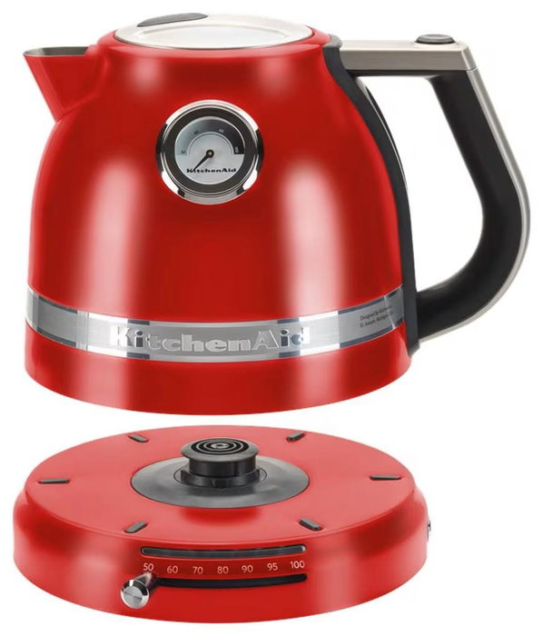 Kitchenaid Hervidor Rojo de 1,5 L con Temperatura Ajustable