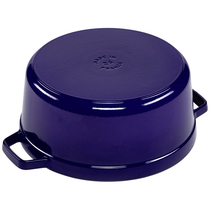 Staub Cocotte Redonda 26cm Azul Oscuro Hierro Fundido