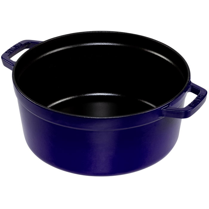 Staub Cocotte Redonda 26cm Azul Oscuro Hierro Fundido