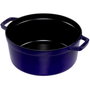 Staub Cocotte Redonda 26cm Azul Oscuro Hierro Fundido