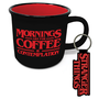 Pyramid Taza + Llavero Stranger Things 12,5x 9,2x9,5 cm