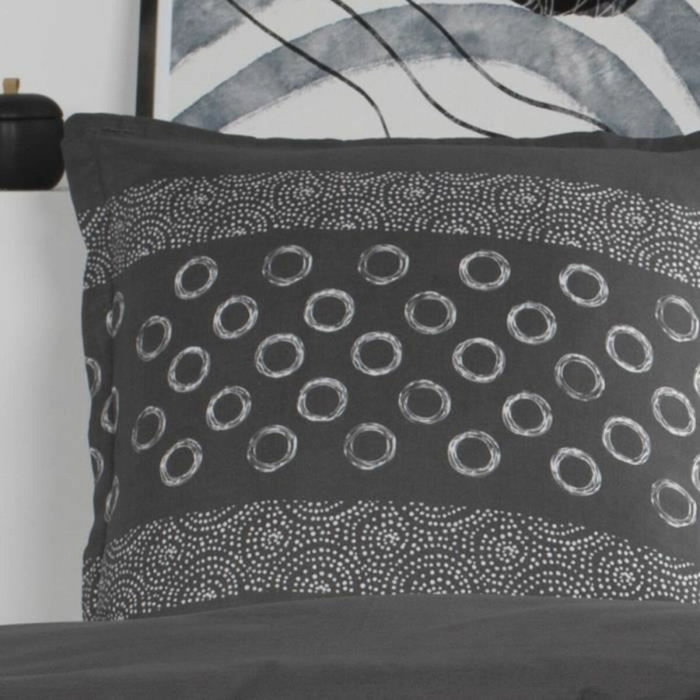 Today Juego de Cama Gael Grey Print 140x200 cm para 1 Persona