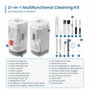 EWENT Kit de Limpieza Multifuncional 21 en 1 EW5631 Blanco