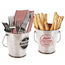 Cook Concept Cubo Zinc De Mesa 10,5 cm para Aperitivos y Hielo