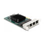 DeLOCK Tarjeta de Red PCI Express x4 Gigabit LAN con 4 Puertos RJ45 para PC, PCIe 2.0, Gris