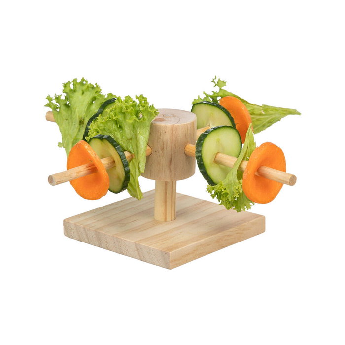 Comedero para Mascotas Trixie Marrón Madera 22 x 8 x 22 cm Comedero para Mascotas Trixie Marrón Madera 22 x 8 x 22 cm