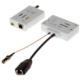 Axis T8645 Kit Adaptador Compacto Ethernet over Coax (EoC) PoE+ para Cámaras de Red Axis M1025, M1125, M1145, etc.