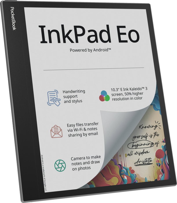 PocketBook InkPad Eo 64GB Mist Grey 10.3 pulg. Tintas Electrónicas
