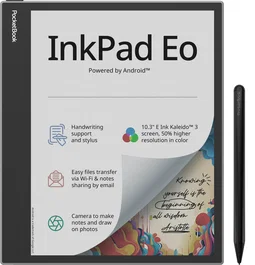 PocketBook InkPad Eo - Lector eBook 10.3" Pantalla Táctil Color E Ink Kaleido, 64 GB, WiFi, Bluetooth 5.0, Android 11 - Color Gris Niebla (Mist Grey)