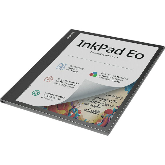 PocketBook InkPad Eo - eBook Reader 7.8 pulgadas, 32 GB, EU, Negro/Gris, PB1042 PocketBook InkPad Eo - eBook Reader 7.8 pulgadas, 32 GB, EU, Negro/Gris, PB1042