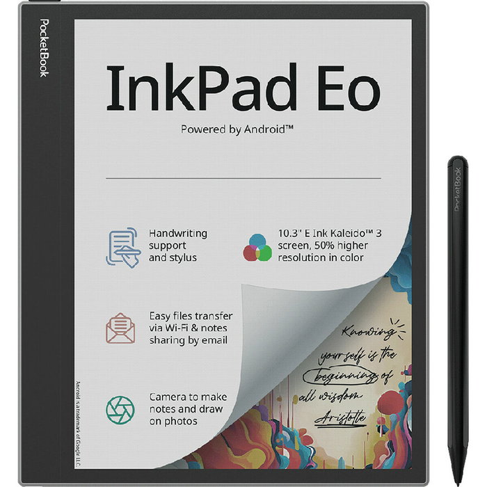 PocketBook InkPad Eo - eBook Reader 7.8 pulgadas, 32 GB, EU, Negro/Gris, PB1042 PocketBook InkPad Eo - eBook Reader 7.8 pulgadas, 32 GB, EU, Negro/Gris, PB1042