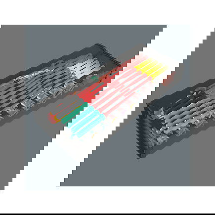 Wera 05135870001 Llave Inglesa 10x13 mm 35 Herramientas Incluida Carraca Wera 05135870001 Llave Inglesa 10x13 mm 35 Herramientas Incluida Carraca