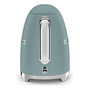 SMEG KLF03EGMEU Hervidor de Agua Retro 1.7L 2400W Verde Esmeralda, Estilo Años 50, Acero Inoxidable, Base Giratoria 360°, Sin Cables