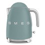 Smeg KLF03EGMEU Hervidor de Agua Retro 1,7L 2400W Verde Esmeralda Mató