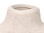 GIFTDECOR Jarrón Moderno Agujero Blanco Terracota Pequeño