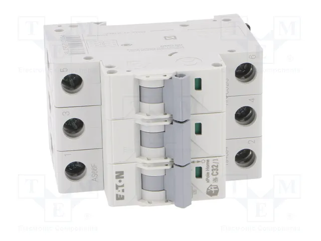 EATON ELECTRIC Interruptor magnetotérmico HN-C32/3 32A 3 polos 6kA
