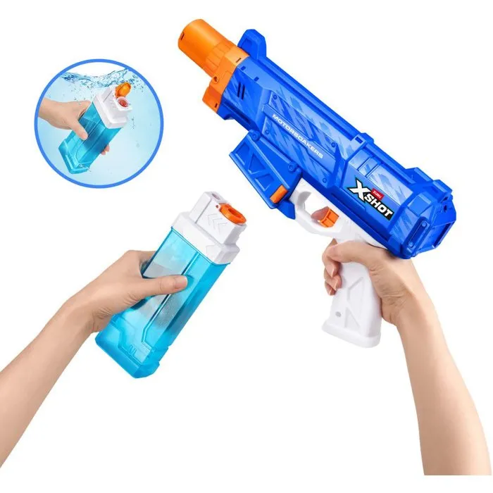 Zuru Pistola de agua X-Shot Motor Soaker carga rápida 27,2x33,3x5,6cm