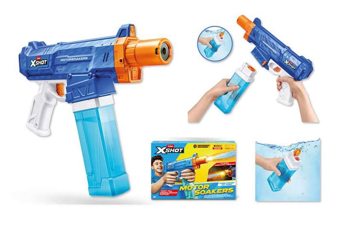 Zuru Pistola de Agua X-Shot Motor Soaker Carga Rápida