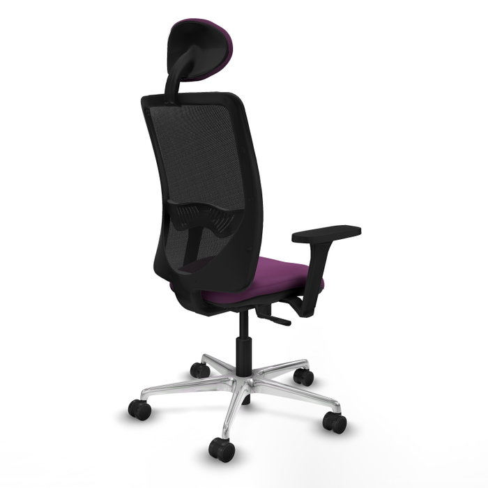 PIQUERAS Y CRESPO Silla de oficina Zulema con mecanismo Sincro, Morado y Negro PIQUERAS Y CRESPO Silla de oficina Zulema con mecanismo Sincro, Morado y Negro