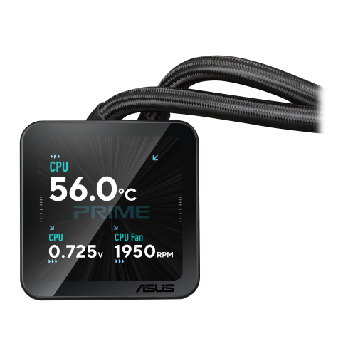 ASUS PRIME SLC II 360 ARGB LCD Sistema de refrigeración líquida todo en uno Negro