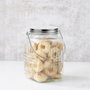 La Mediterranea Tarro de Vidrio con Tapa de Acero y Asa 1000ml