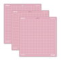 LOKLiK Europe Pack de 3 Alfombrillas de Corte Rosa Tela Adhesiva
