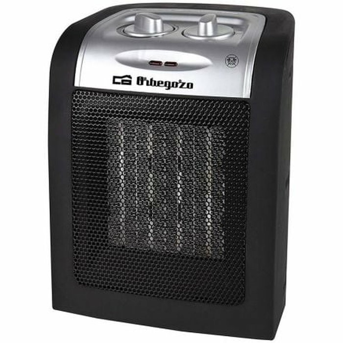Orbegozo CR 5017 Calefactor Cerámico 1500W Negro y Plata Orbegozo CR 5017 Calefactor Cerámico 1500W Negro y Plata