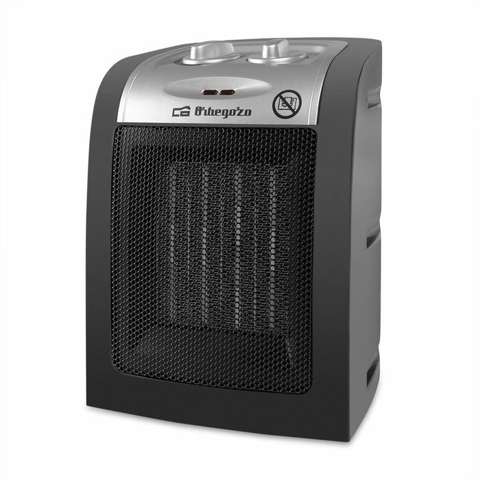 Orbegozo CR 5017 Calefactor Cerámico 1500W Negro y Plata Orbegozo CR 5017 Calefactor Cerámico 1500W Negro y Plata