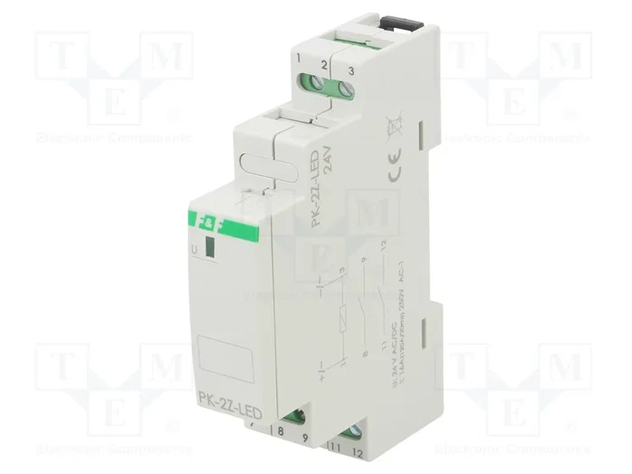 F&F Relé de instalación monoestable NA 24VAC/24VDC F&F Relé de instalación monoestable NA 24VAC/24VDC