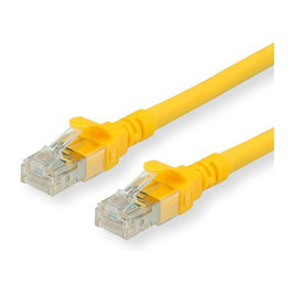 ROLINE 21152822 Patch Cable Cat.6A S/FTP, 2 m, LSZH, Amarillo, RJ-45 a RJ-45, 10 Gbit/s, 500 MHz, Component Level, PiMF, Ea