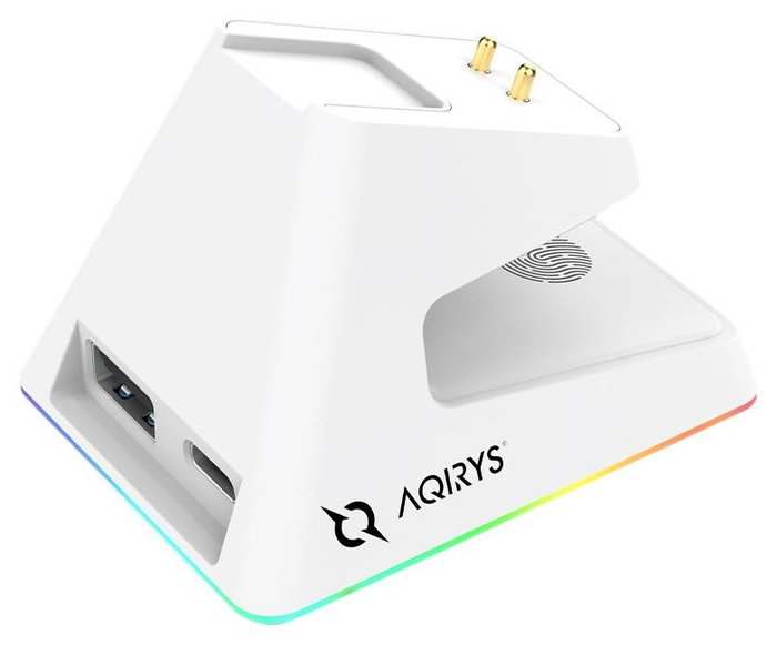 Aqirys ZEPHYR Ratón Gaming Inalámbrico/Cableado 26000 DPI Blanco