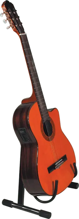 QUIKLOK Soporte Guitarra Acústica "A" Negro Acero Plegable 1,20 kg