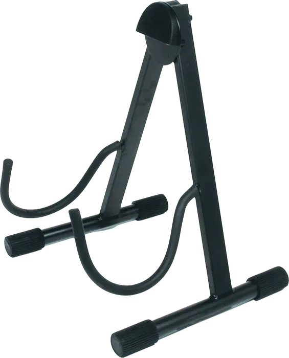 QUIKLOK Soporte Guitarra Acústica "A" Negro Acero Plegable 1,20 kg