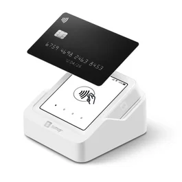 SumUp Solo Terminal de Punto de Venta (TPV) con Pantalla Táctil, Conexión Wi-Fi y Batería Recargable, Pago por Contactless, Google Pay y Apple Pay, Color Blanco