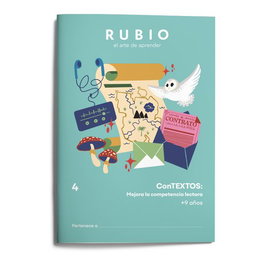 RUBIO Cuaderno A4 Competencia Lectora 4º de Primaria (+9 años)</h1>