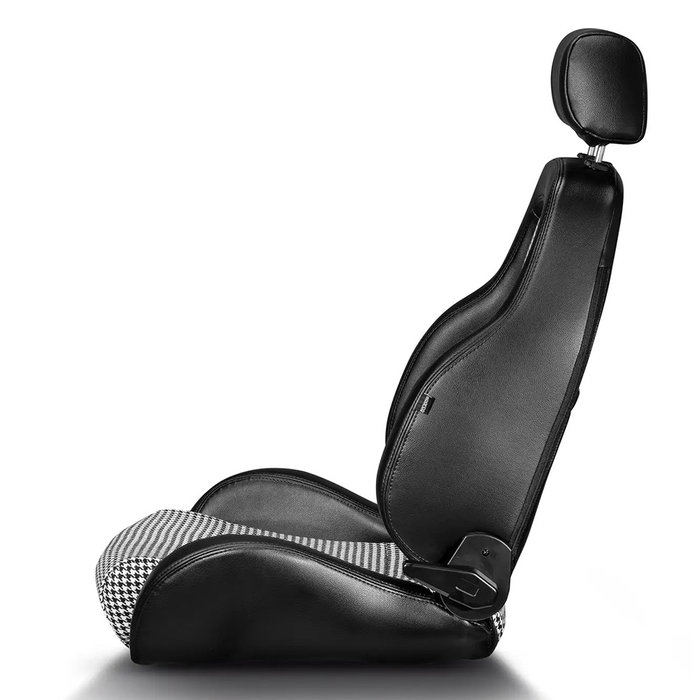 Sparco Asiento Deportivo GT Vintage S009012NRBI para Calle, Restomod, Track Day y Sim Racing, Mayor Sujeción Lateral y Estética Deportiva