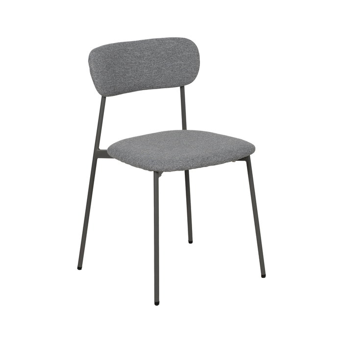 Silla Gris Tejido-Metal Contract 49 X 47 X 76 cm (Set de 6) Silla Gris Tejido-Metal Contract 49 X 47 X 76 cm (Set de 6)