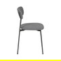 Silla Gris Tejido-Metal Contract 49 X 47 X 76 cm (Set de 6)