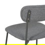 Silla Gris Tejido-Metal Contract 49 X 47 X 76 cm (Set de 6)